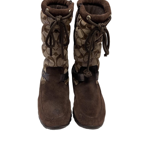 Brown Suede Women's Boots - Picture 1 of 9